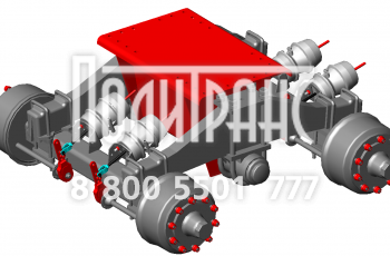 Подвеска мост (буги) 24т высокий BPW 9417А-2900004-36